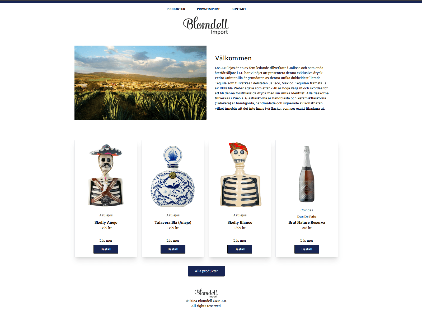Blomdell Import
